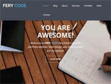 Tablet Screenshot of ferycode.com